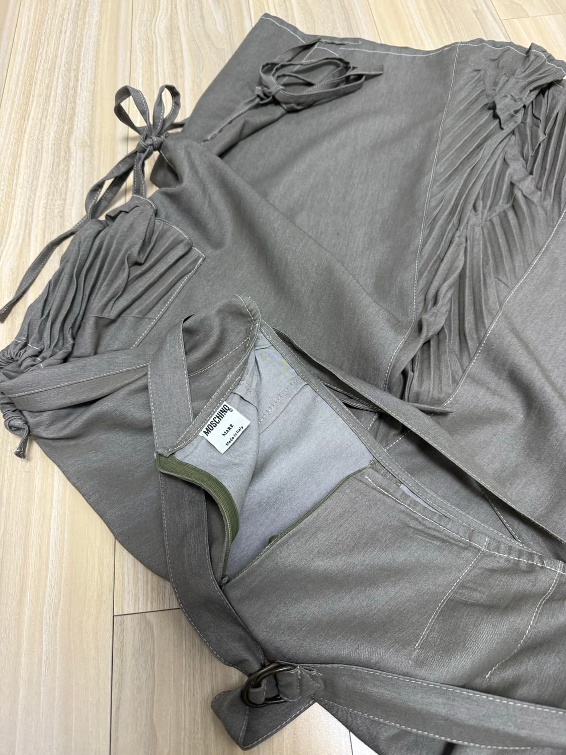 MOSCHINO 모스키노 드레이핑 스커트 상품이미지6