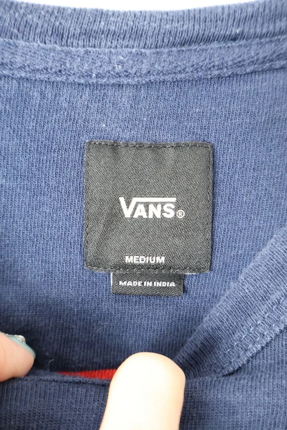 Vans Navy Stripe Long Sleeve 상품이미지5