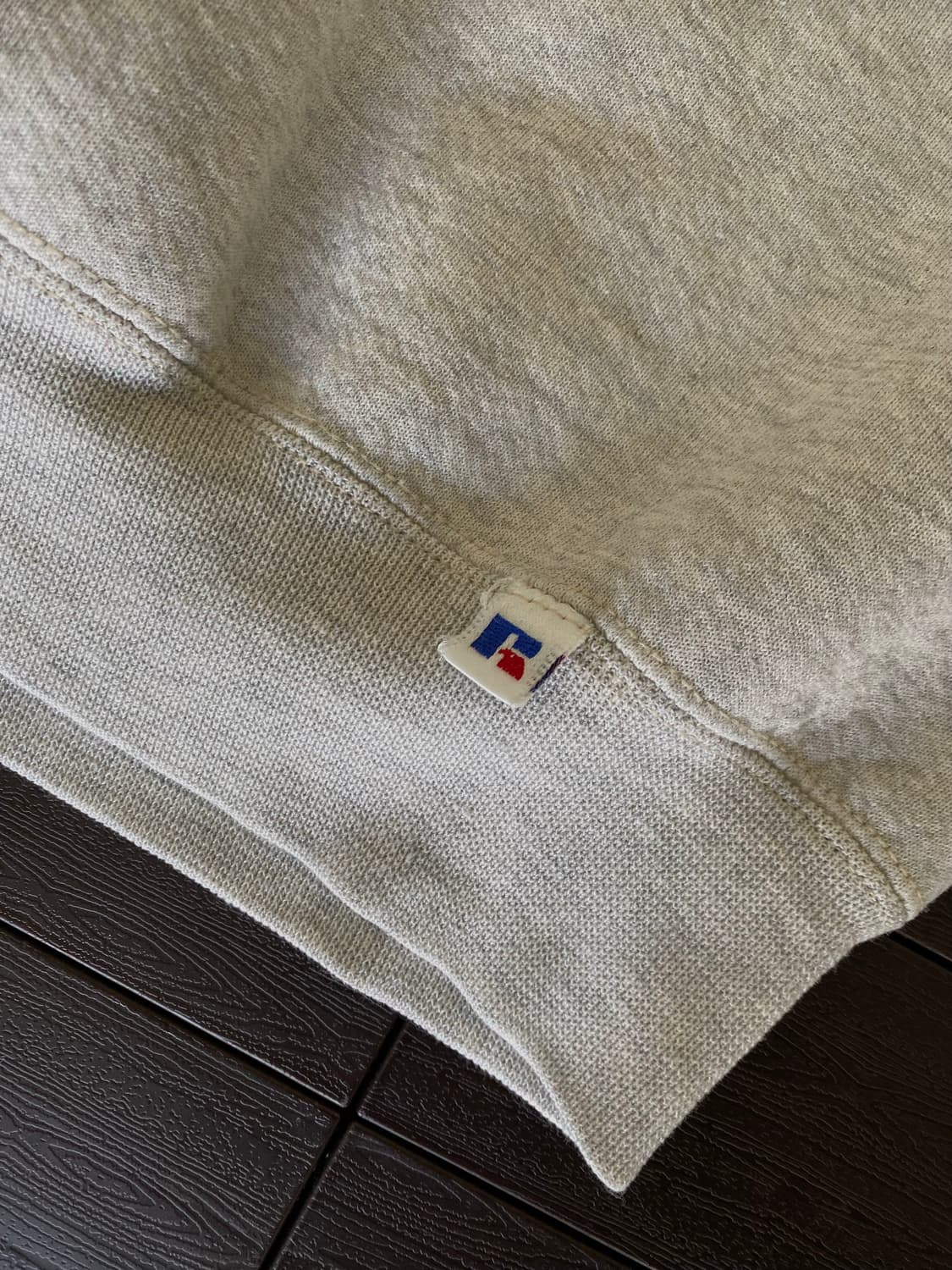 (XL) 90s 빈티지 러셀 스웻셔츠 그레이 USA 상품이미지4