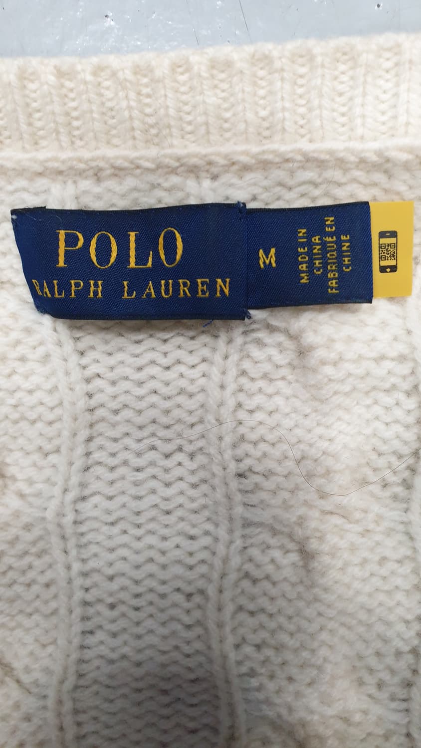 폴로 랄프로렌 케이블 니트 가디건 M 상품이미지3