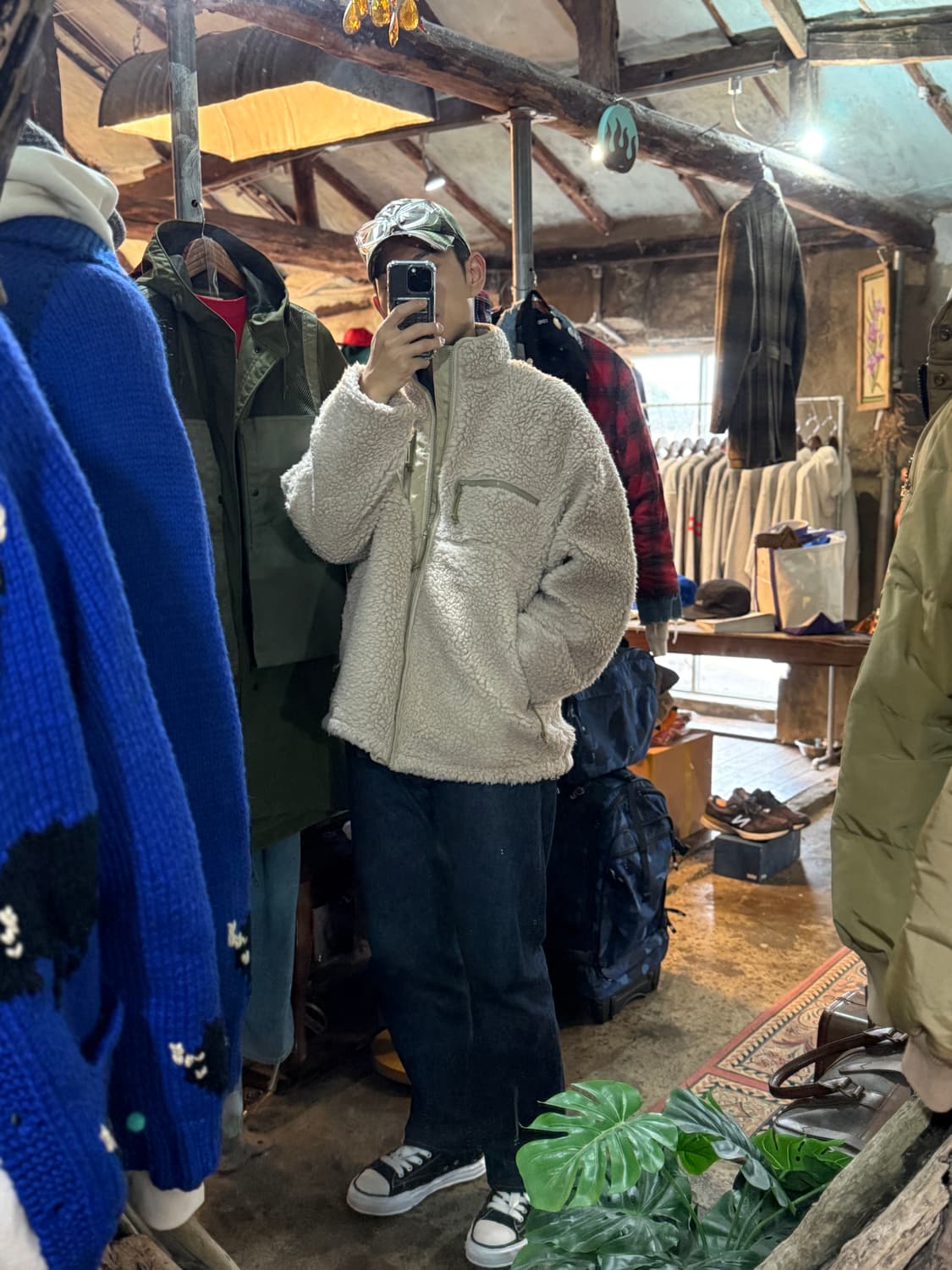 노스페이스 퍼플라벨 TNF Pulple Label 울 보아 플리스 고어텍 상품이미지3