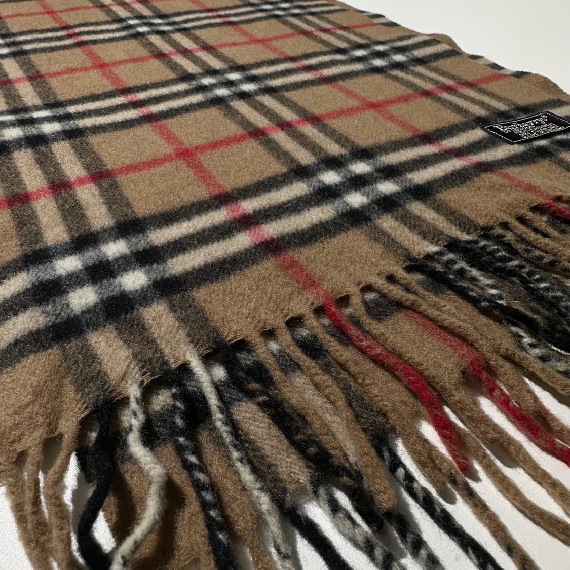 버버리 캐시미어 100% 노바체크 머플러 목도리 상품이미지4