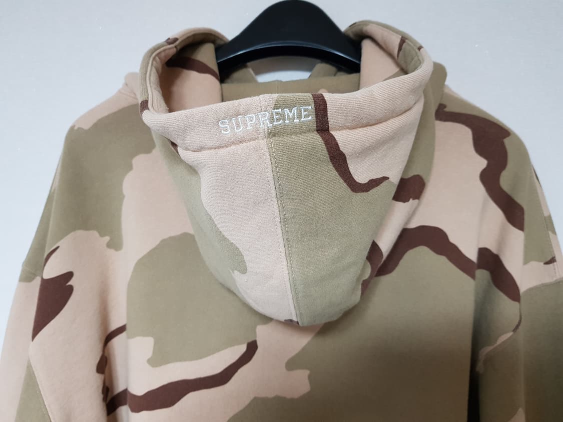 슈프림 S로고 후드 티셔츠 데저트 카모 24SS 상품이미지5
