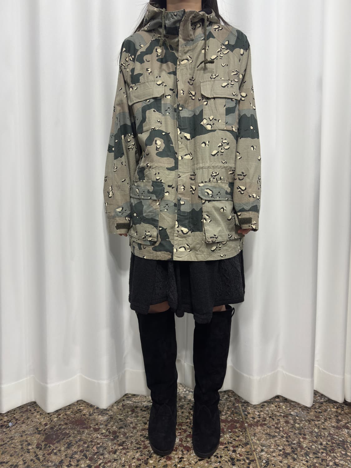 camo hood jacket 상품이미지3