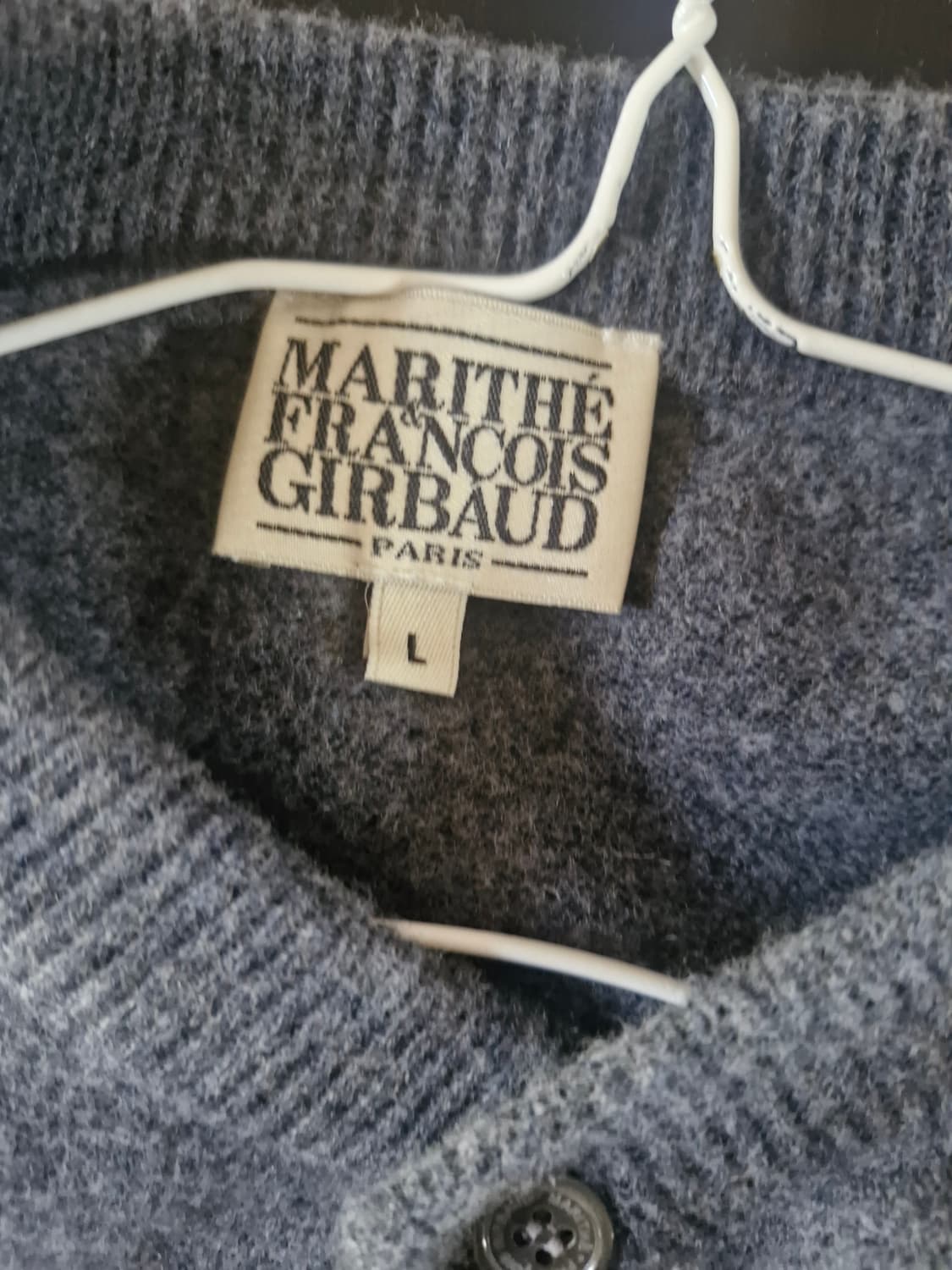 여성 마리떼 프랑소와 저버 모 가디건 차콜 L 상품이미지4