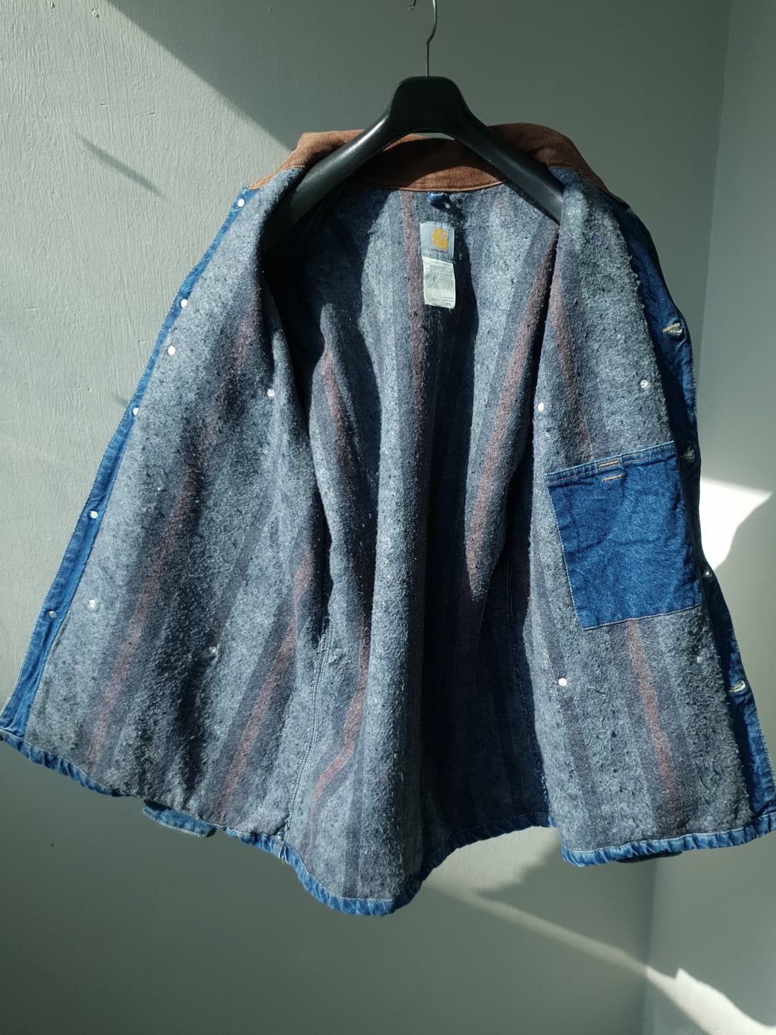 Carhartt c59 dst denim chore coat 상품이미지8