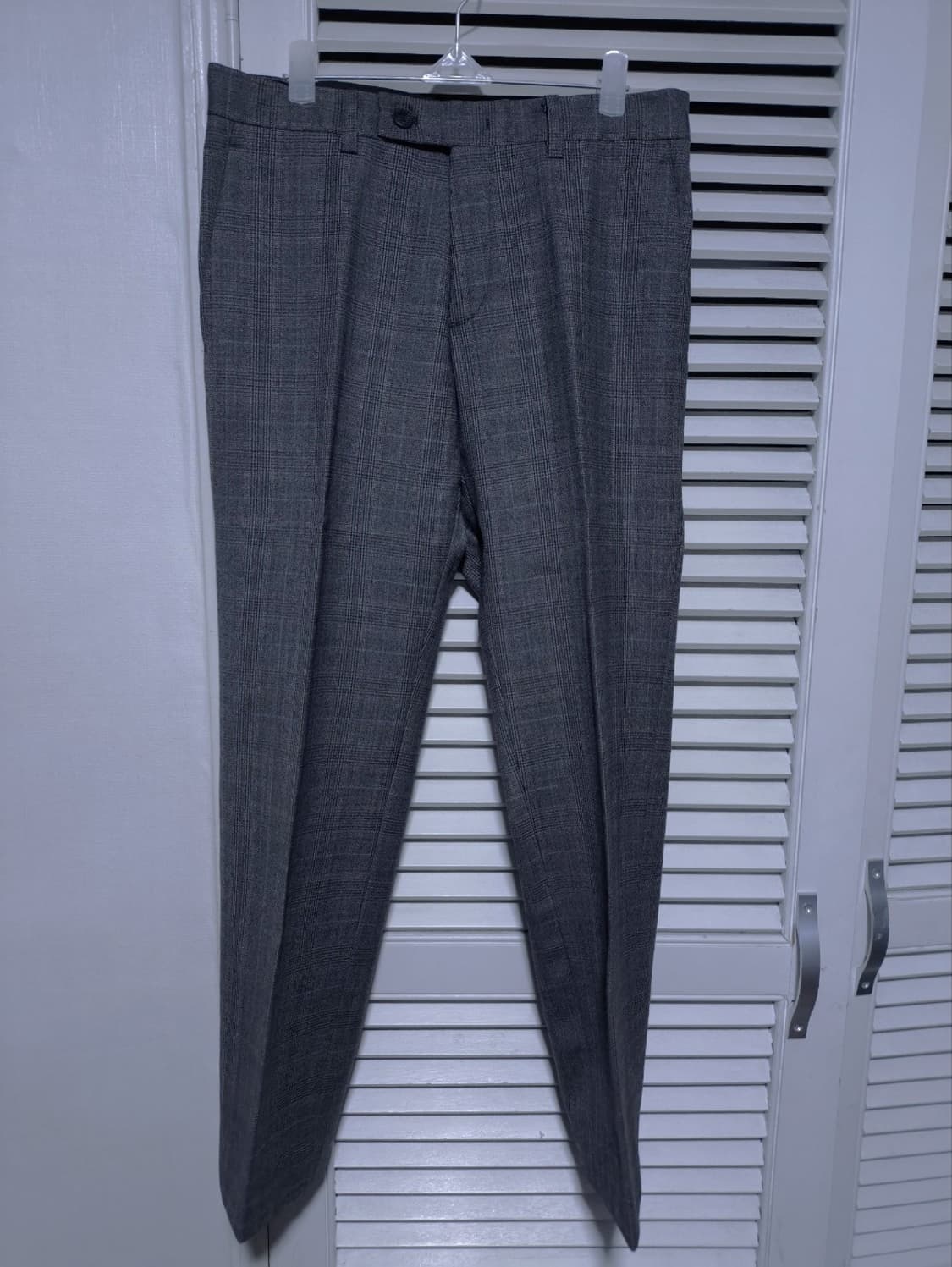 95 바쏘옴므 슬림핏 클래식 체크 정장 수트 세트 상품이미지8