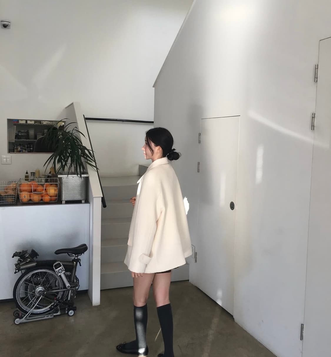 르베샵 leube snowy boucle coat 상품이미지2