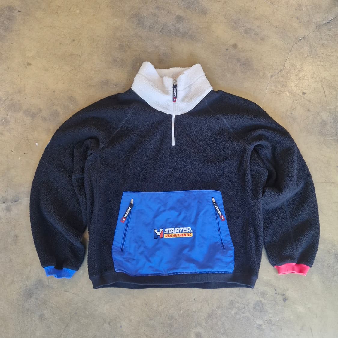 스타터 플리스 아노락 집업 M 상품이미지1