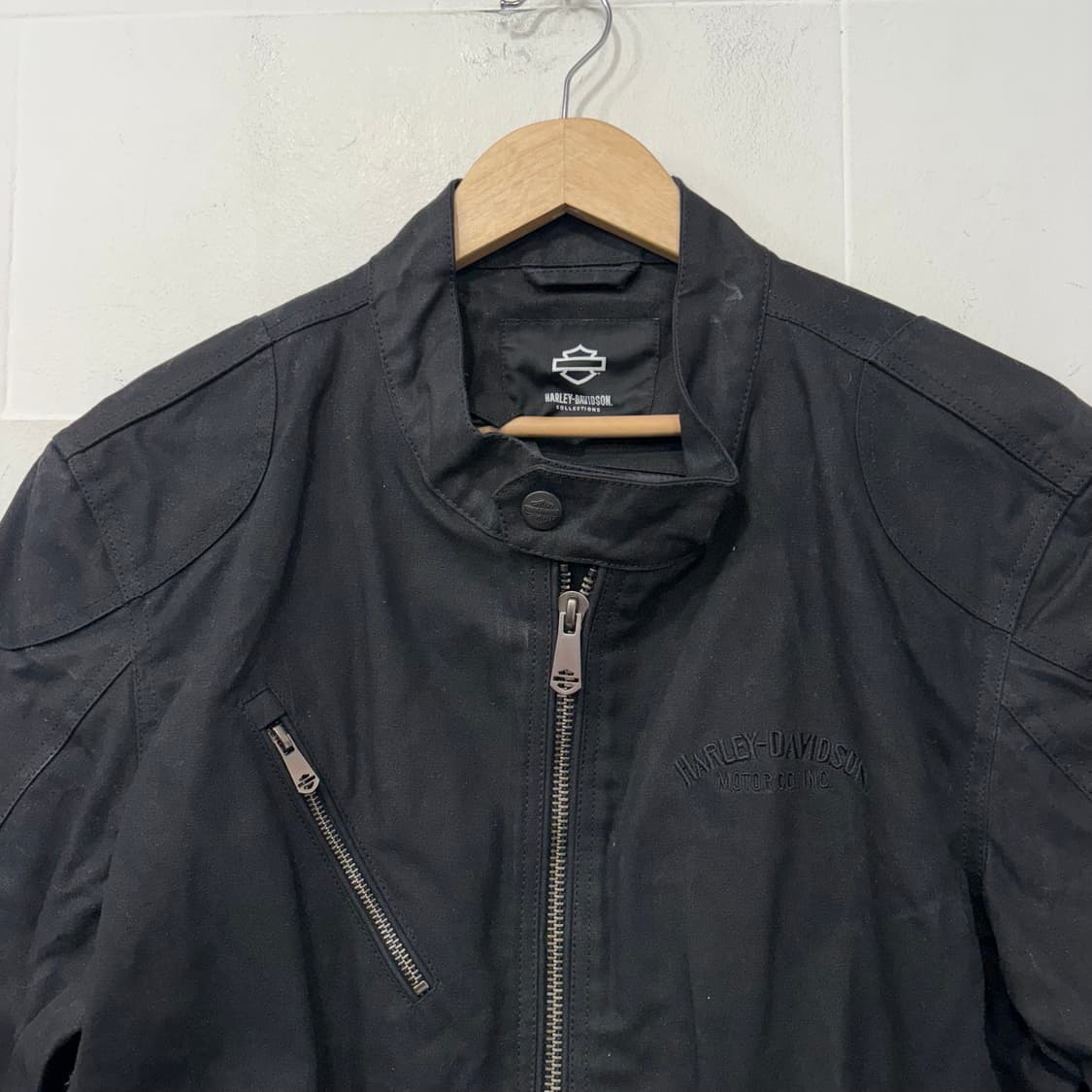 할리데이비슨 왁스코팅 라이더자켓 상품이미지2