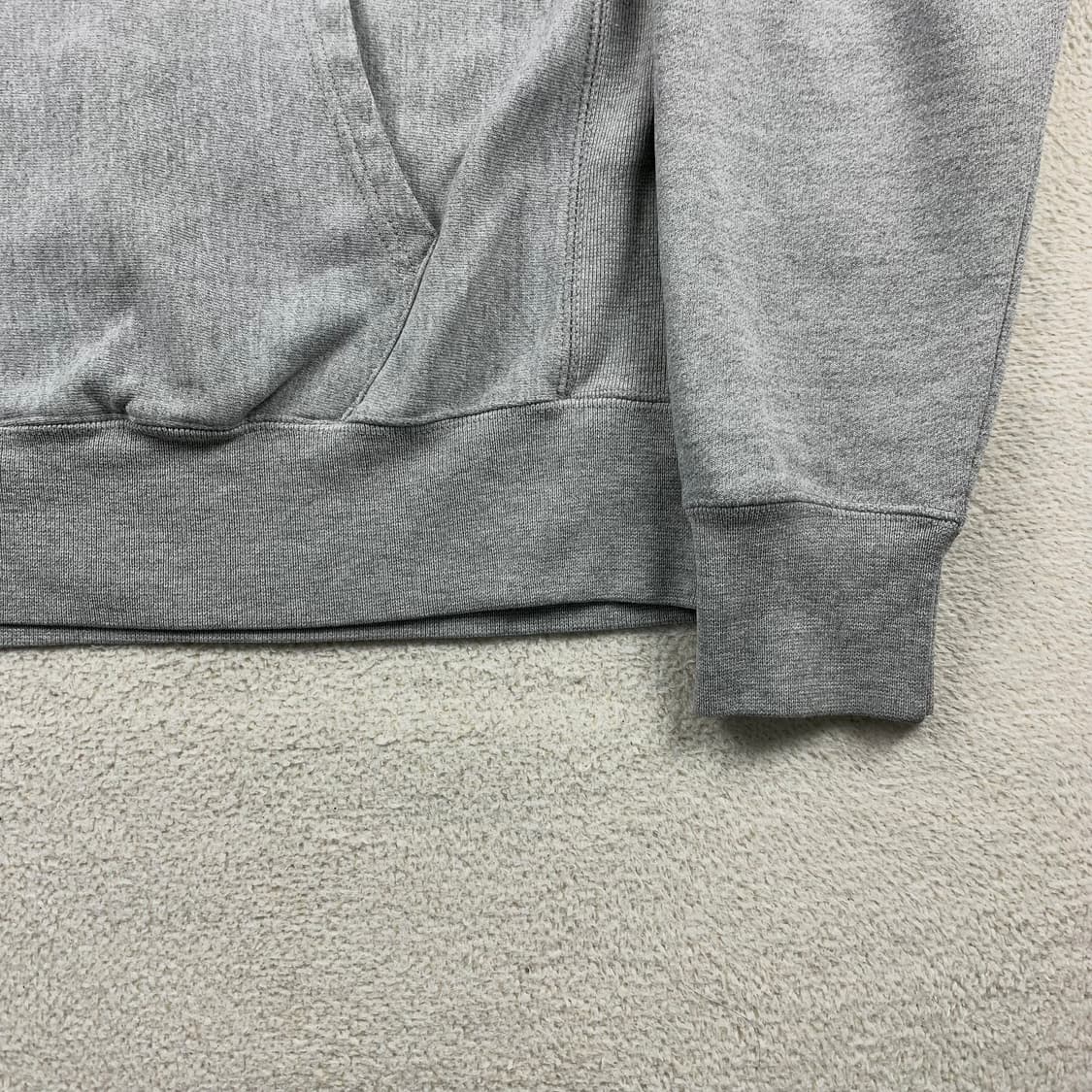 챔피온 리버스위브 스펠아웃 로고 후드티 멜란지 그레이 상품이미지5