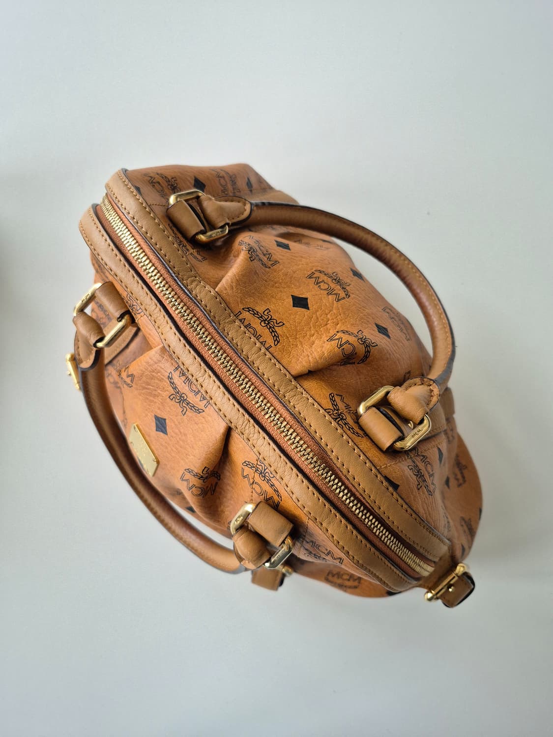 MCM 비세토스 브라운 토트백 상품이미지3