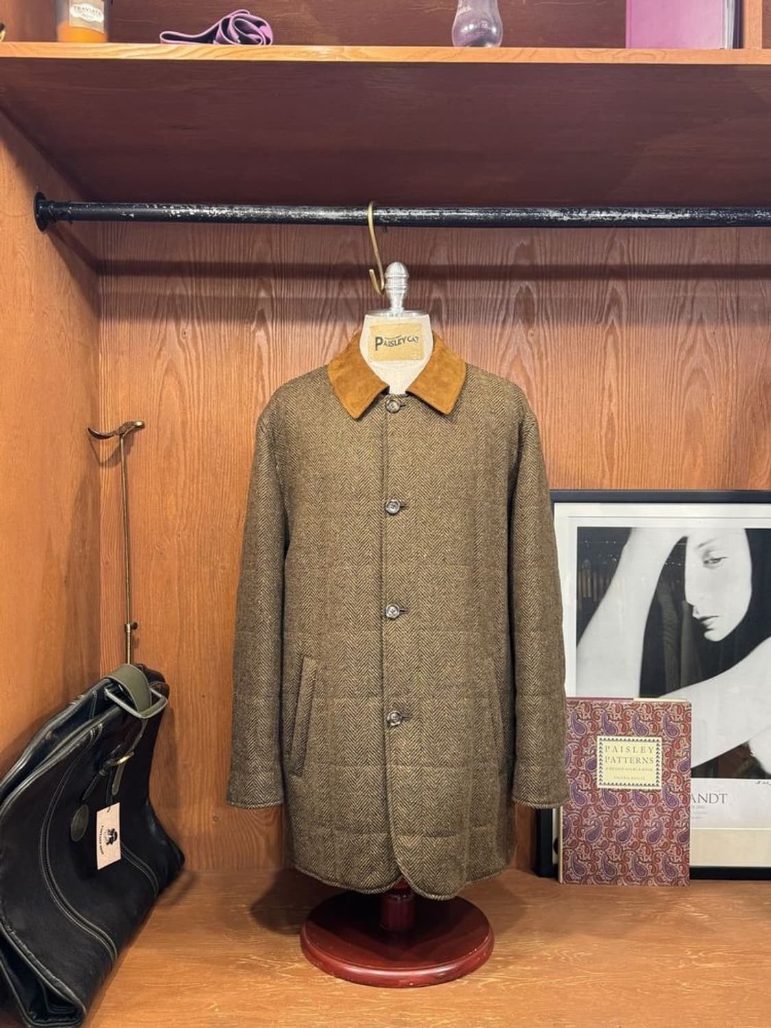 에디모네띠 헤링본 코트 상품이미지1