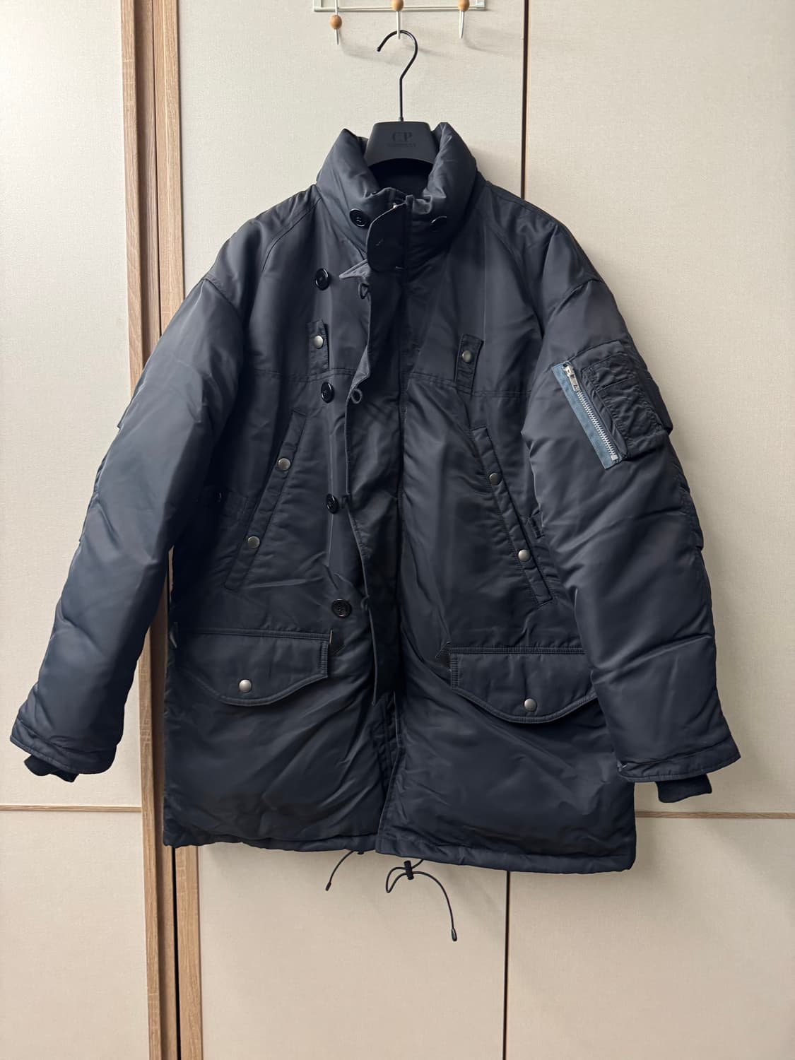 올리브드랩서비스 에어크루맨 파카 v2 블랙 상품이미지1