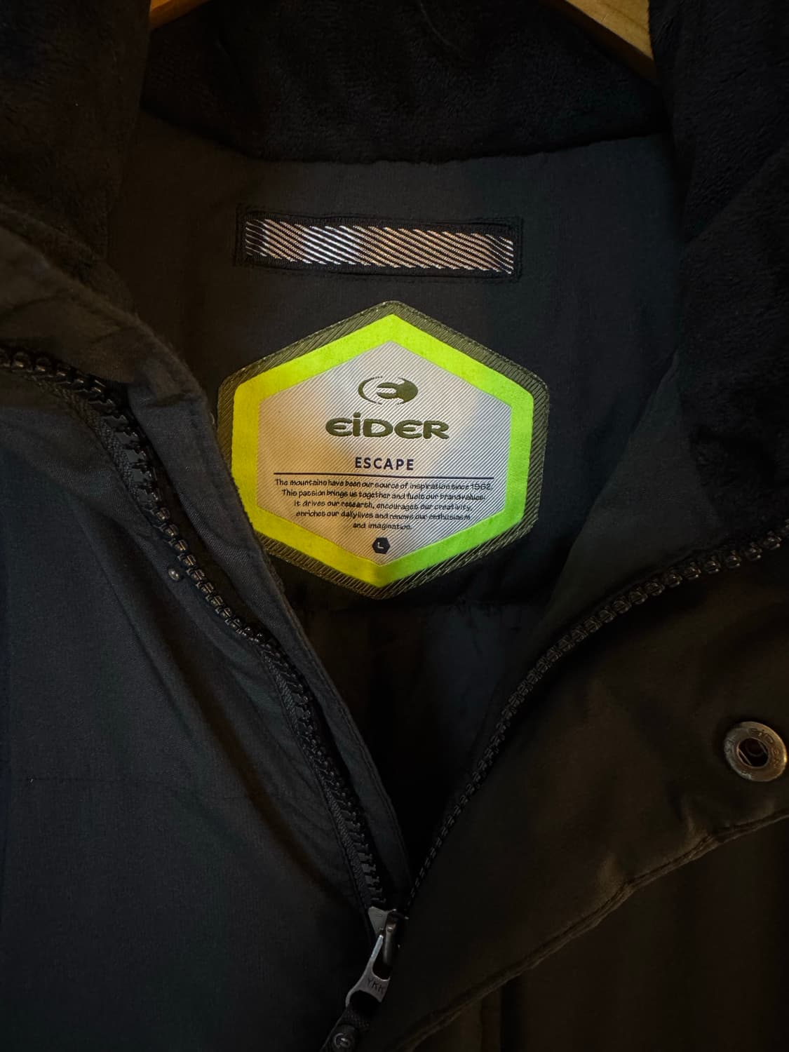 [L]아이더 자민 구스다운 라쿤퍼 롱패딩 상품이미지4