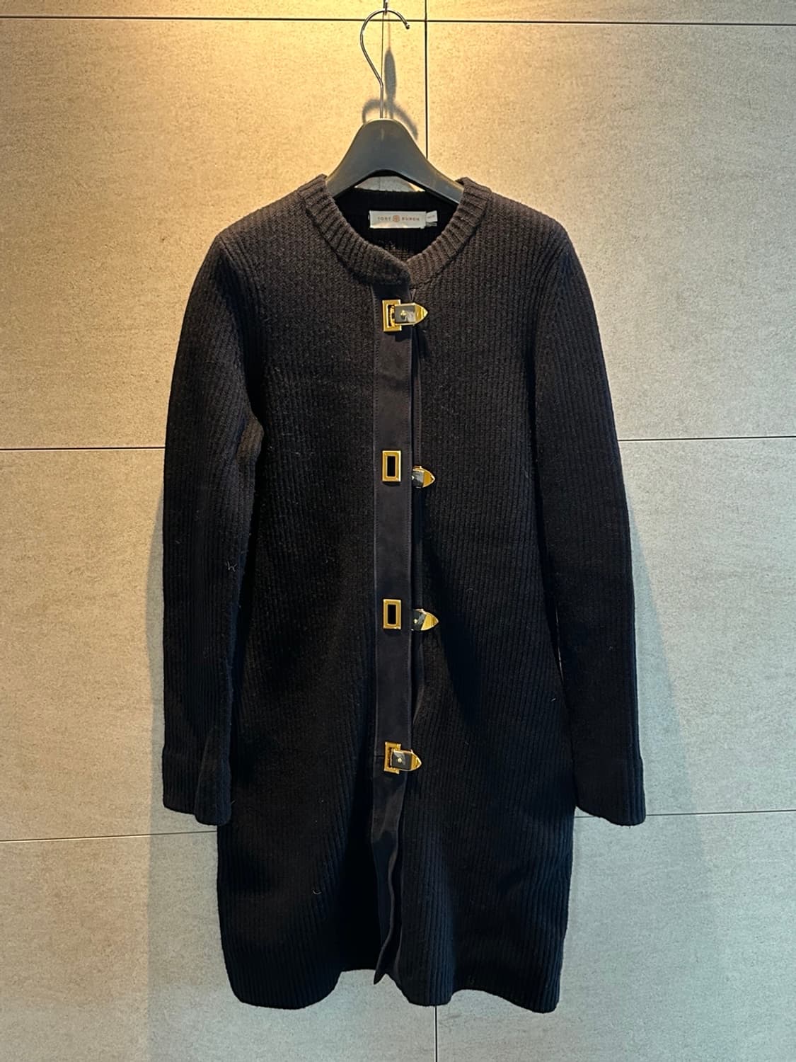 토리버치 로리 스웨터 코트 네이비 상품이미지7