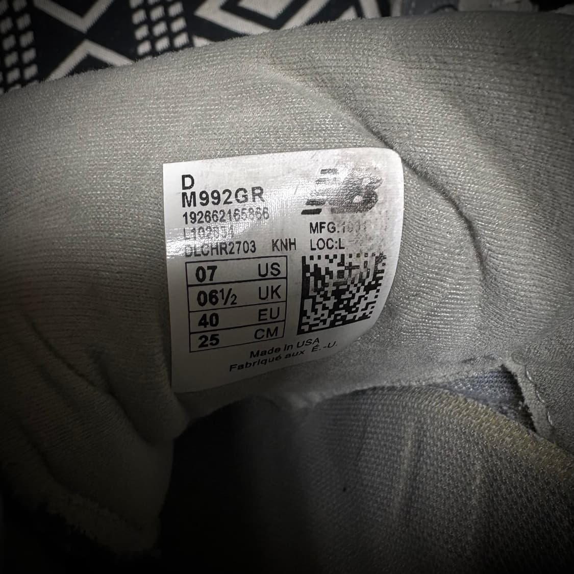 New Balance 992GR 상품이미지7