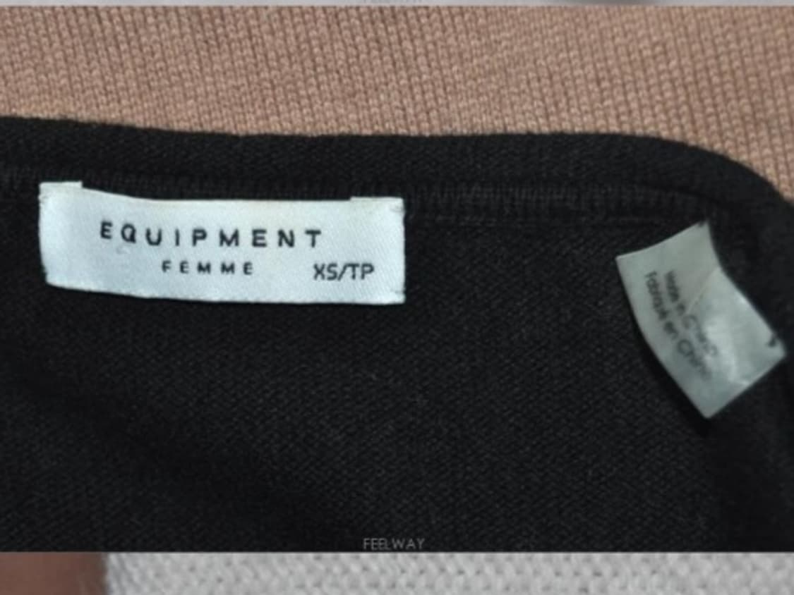 EQUIPMENT(이큅먼트)/여성캐시미어혼방니트티(사이즈66) 상품이미지7