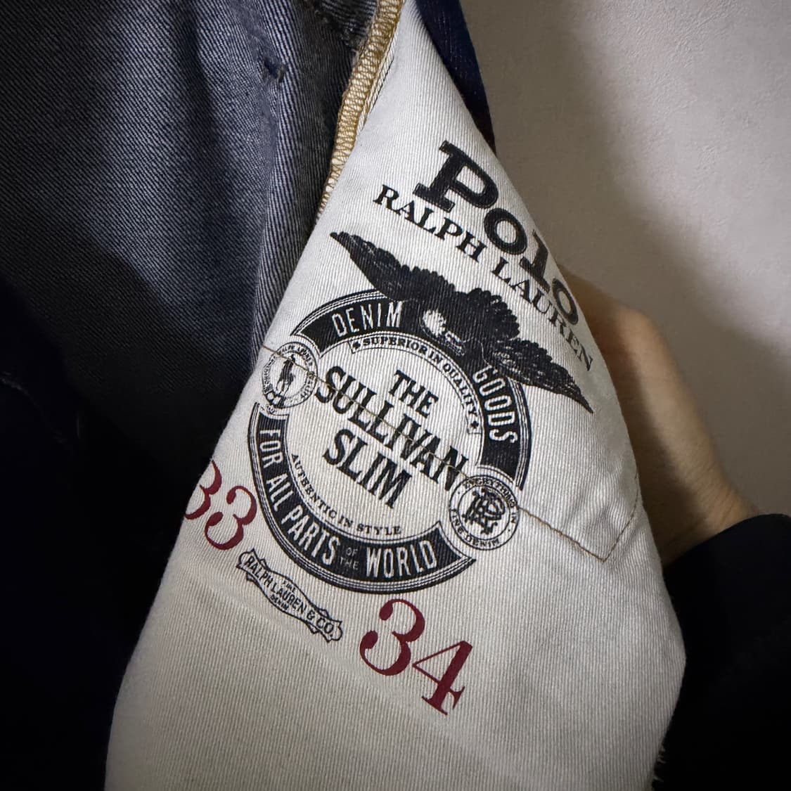 폴로 랄프로렌 설리번 데님팬츠 33x34 상품이미지7