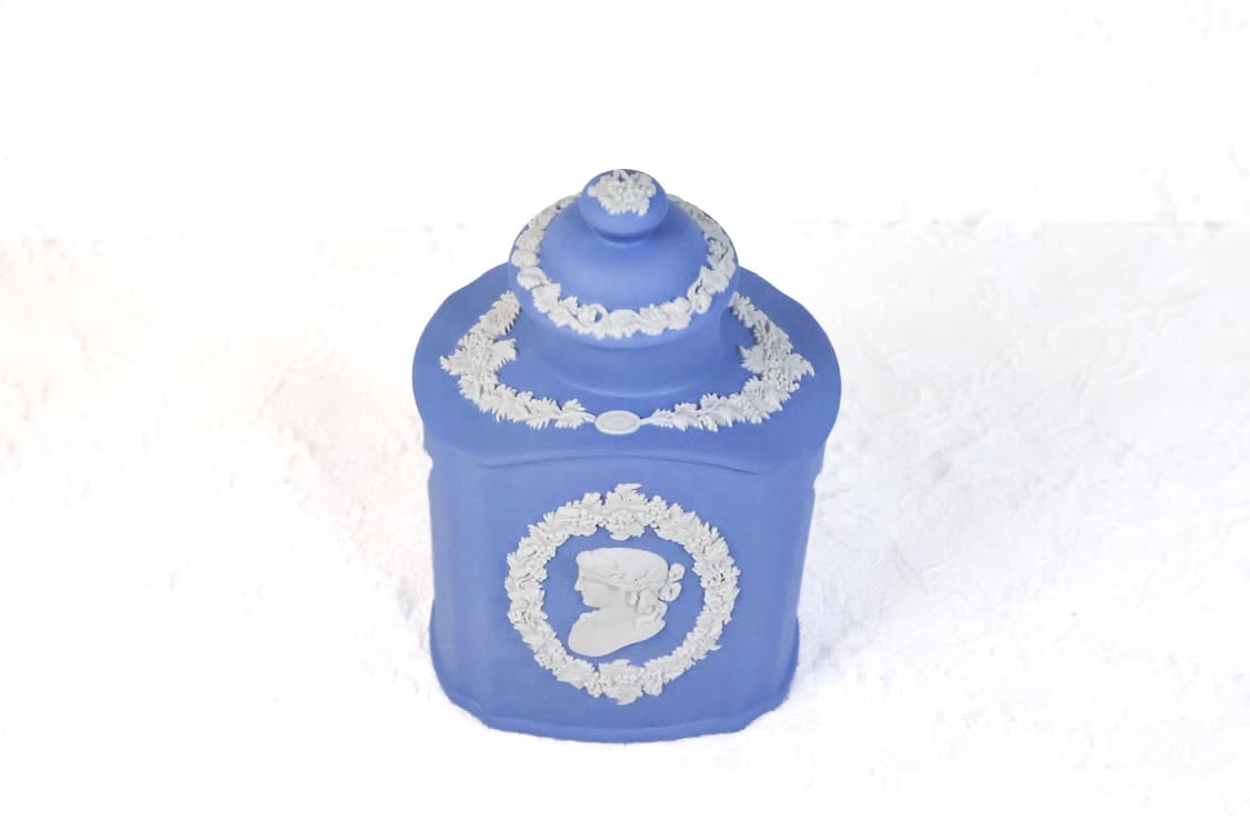 [영국앤틱] (레어) 웨지우드 제스퍼웨어 페일블루 한정 티캐디 상품이미지10