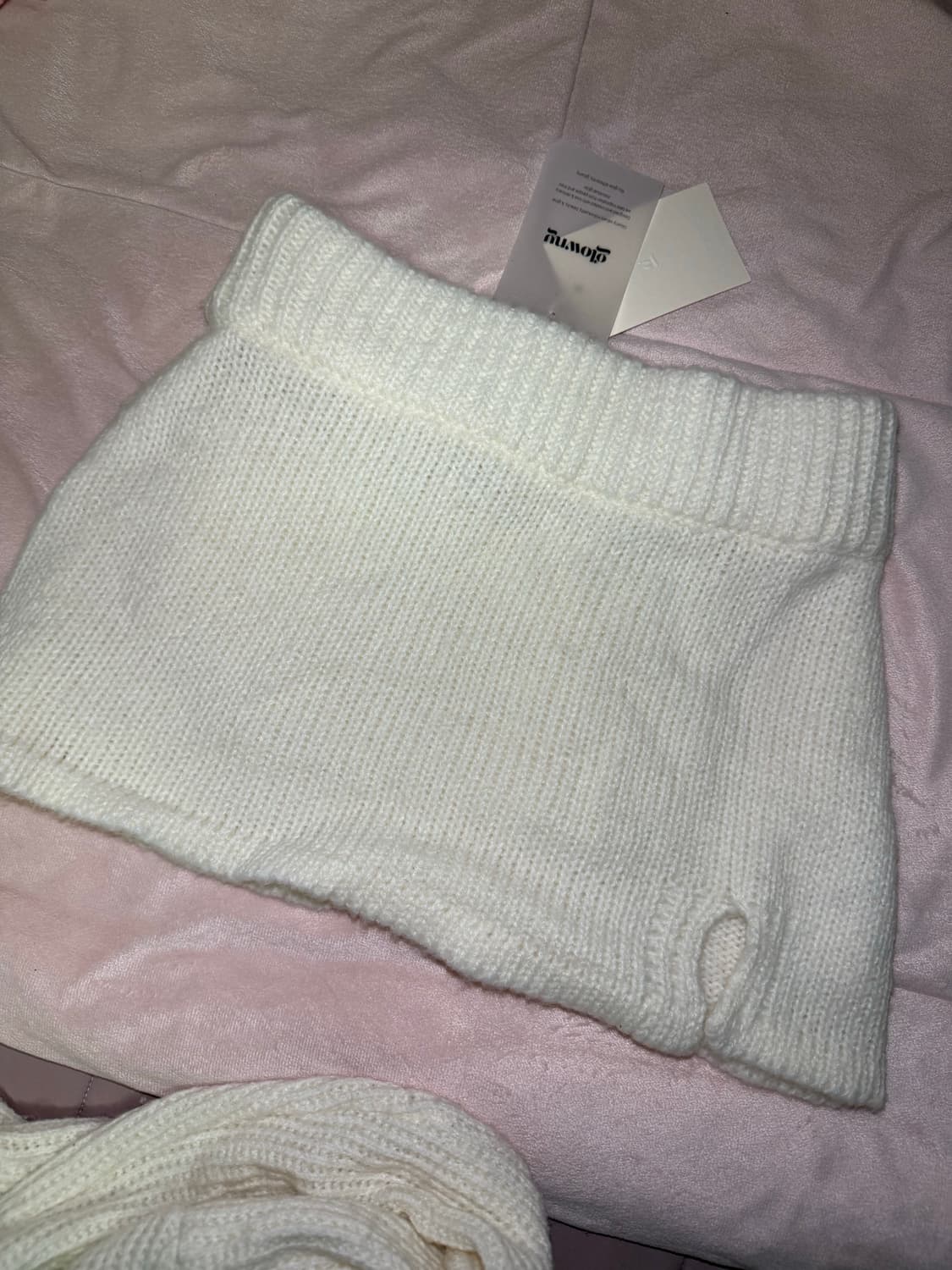 일본빈티지 로우라이즈 니트 미니 스커트 갸루베이비메탈클럽쓰리타임즈글로니 상품이미지5