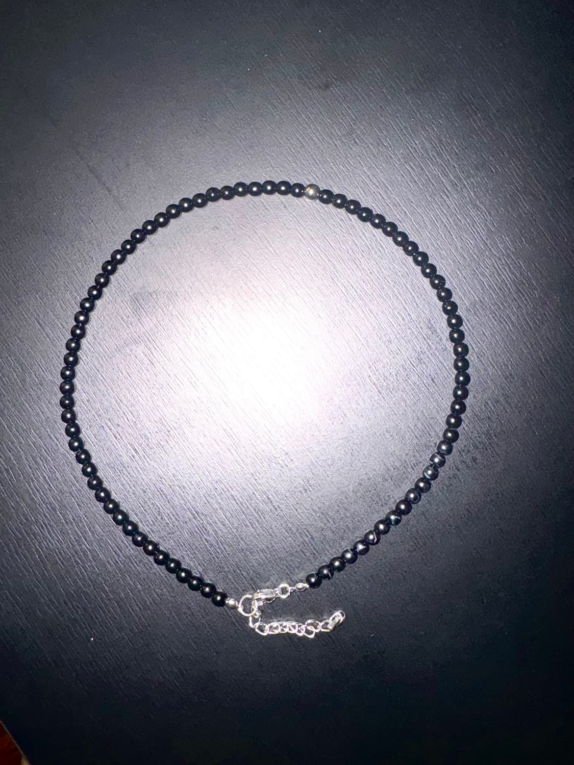 Black pearl necklace 상품이미지1