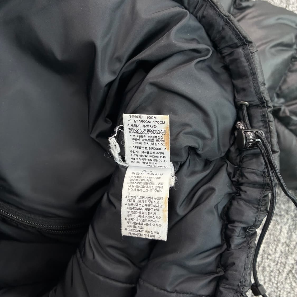노스페이스 우먼스 눕시 700 패딩 S 상품이미지4
