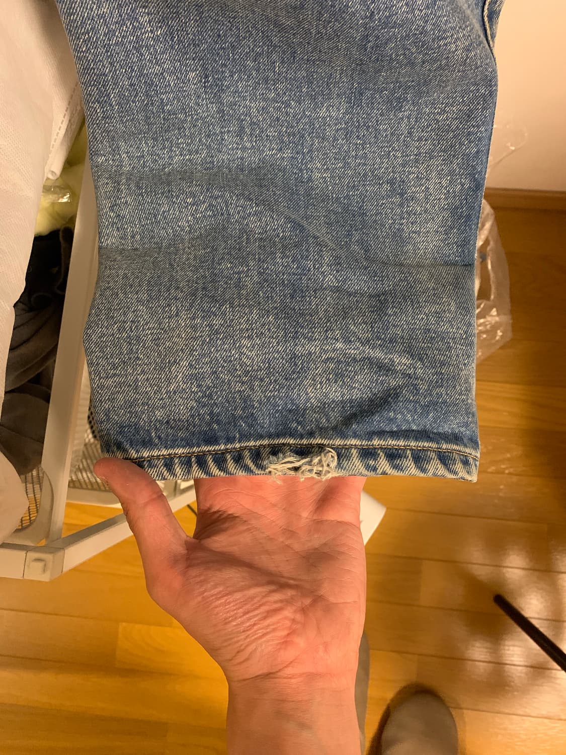 Mer 데님 blue fonce se fit 34사이즈 상품이미지5