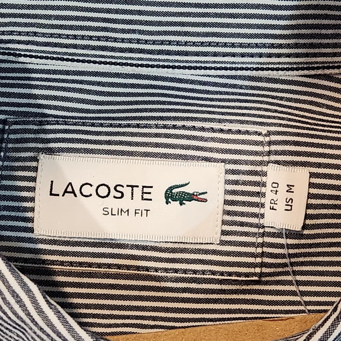 라코스테 스트라이프 셔츠 (M) 상품이미지3