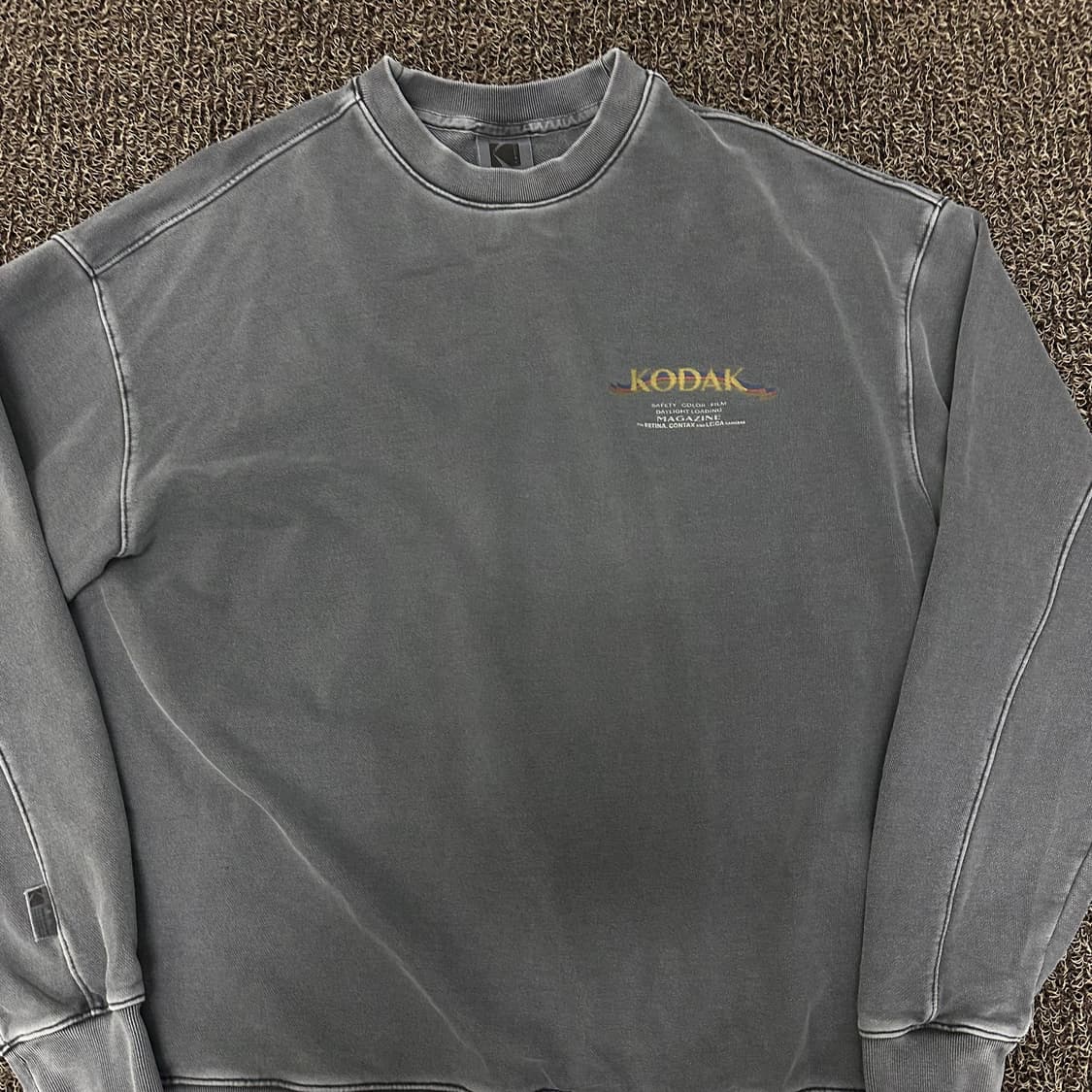 KODAK 코닥 워싱 맨투맨 M 상품이미지2