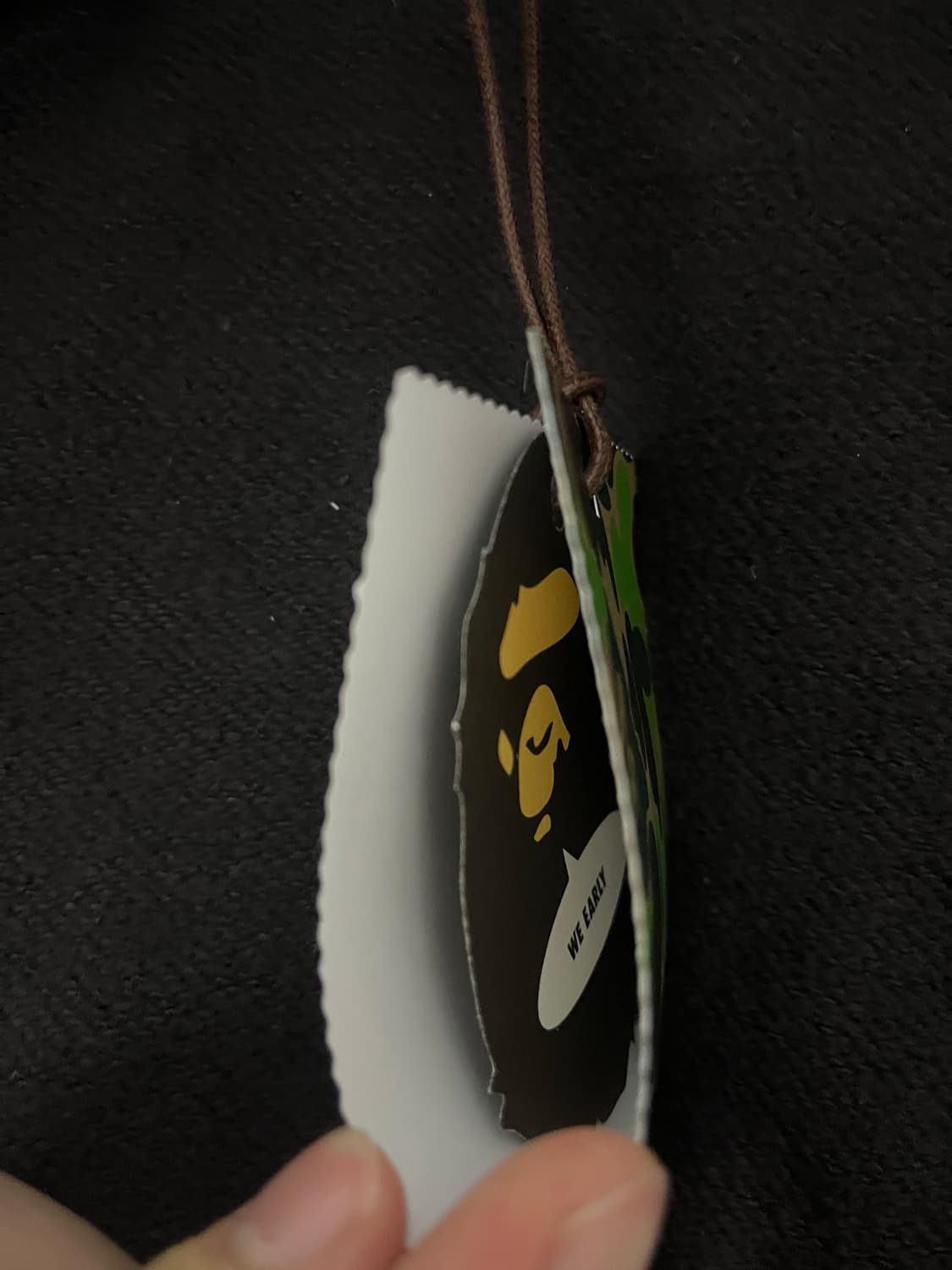 베이프 더블 후드 블랙 판매 상품이미지3