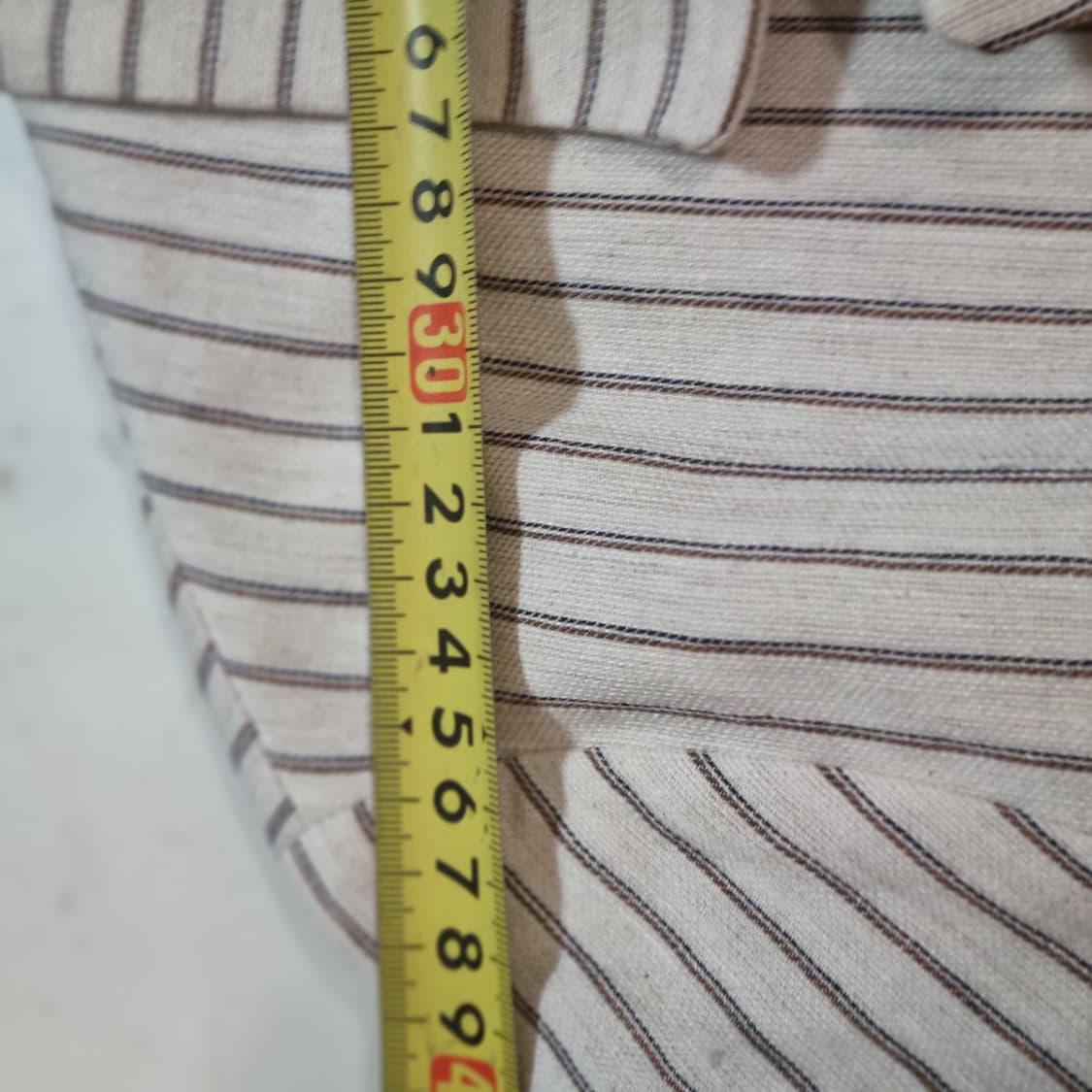 자라 스트라이프 더블 버튼 자켓 상품이미지5