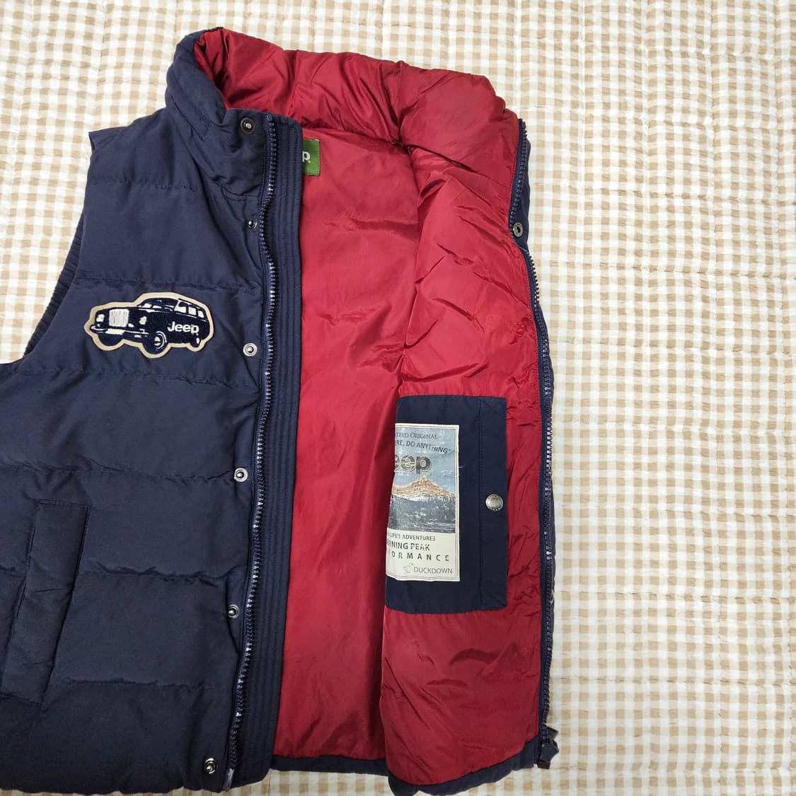 지프 오리털 패딩 베스트 조끼 남자100 상품이미지5