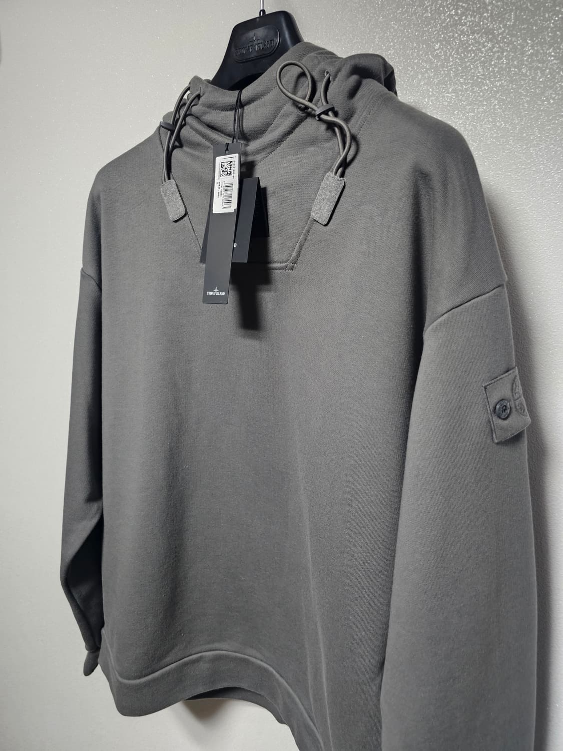 스톤아일랜드 고스트 피스 코튼 플리스 후드 스웨트셔츠 (새 상품) 상품이미지8