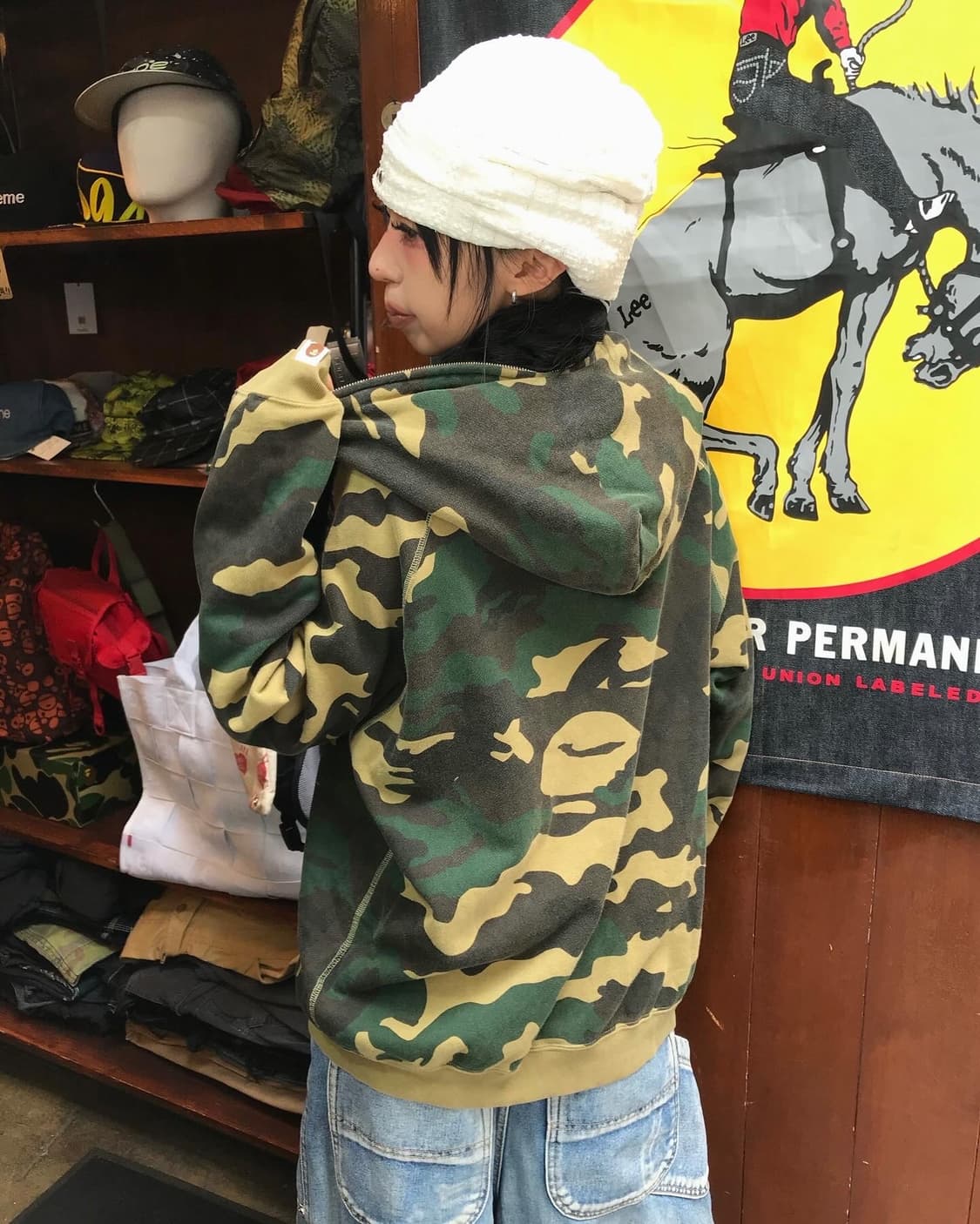Bape Camouflage Two-way Hood Zip-Up  상품이미지2
