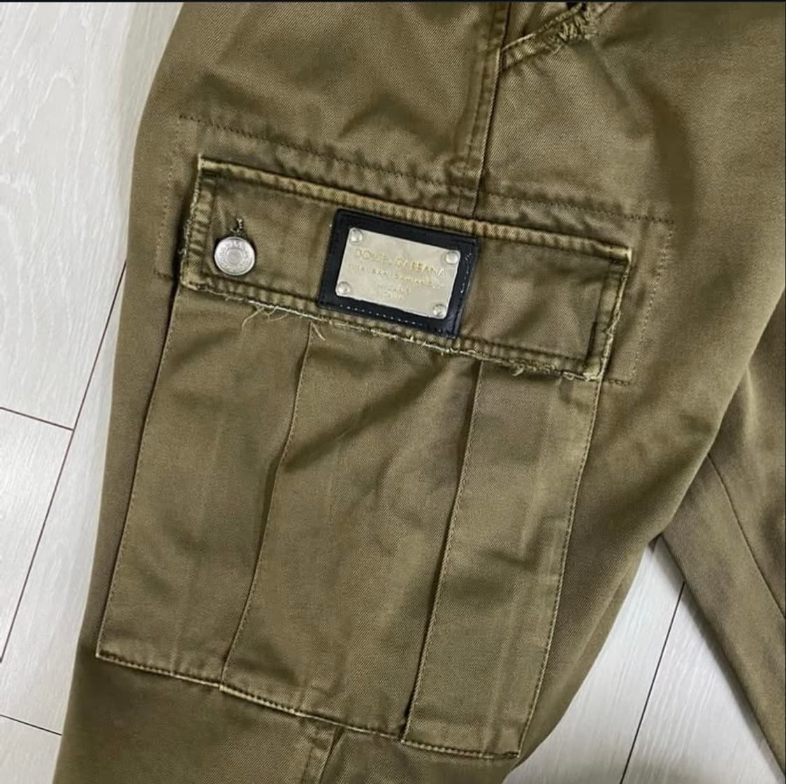 [44] AW03 돌체앤가바나 더블집업 카고 팬츠 상품이미지5