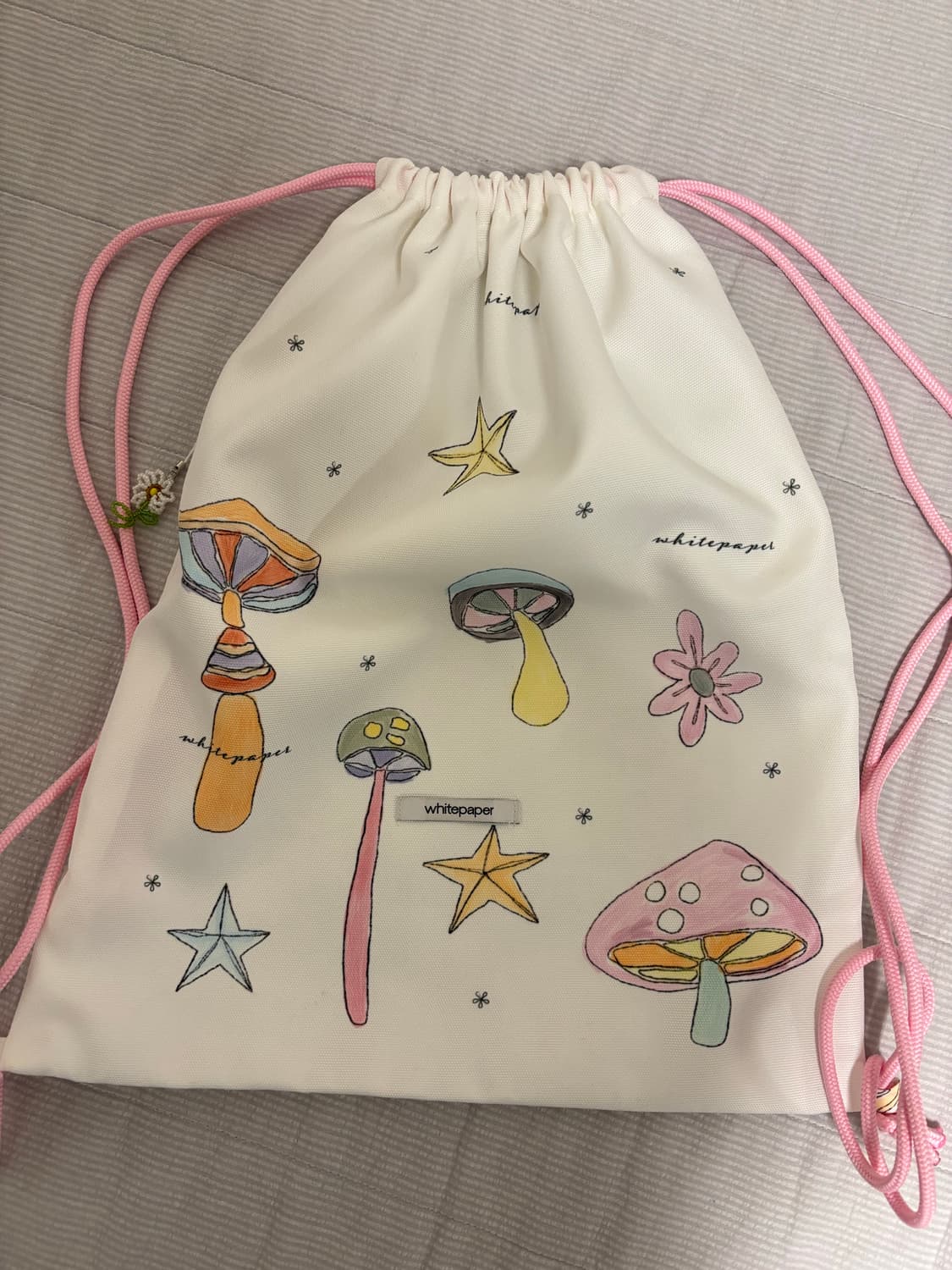 화이트페이퍼 스트링 백팩 상품이미지1