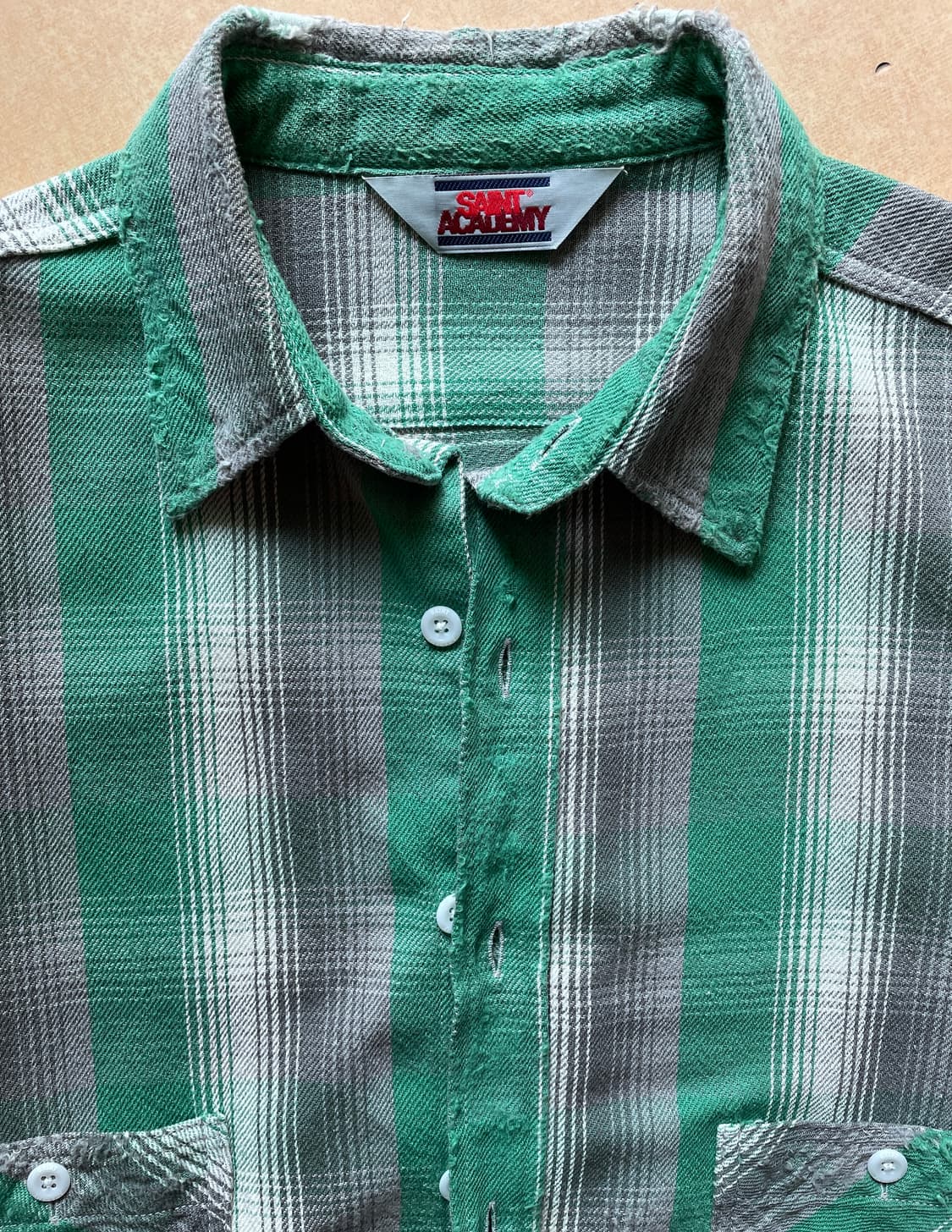 세인트미카엘 셔머아일랜드 플란넬 셔츠 M 상품이미지1