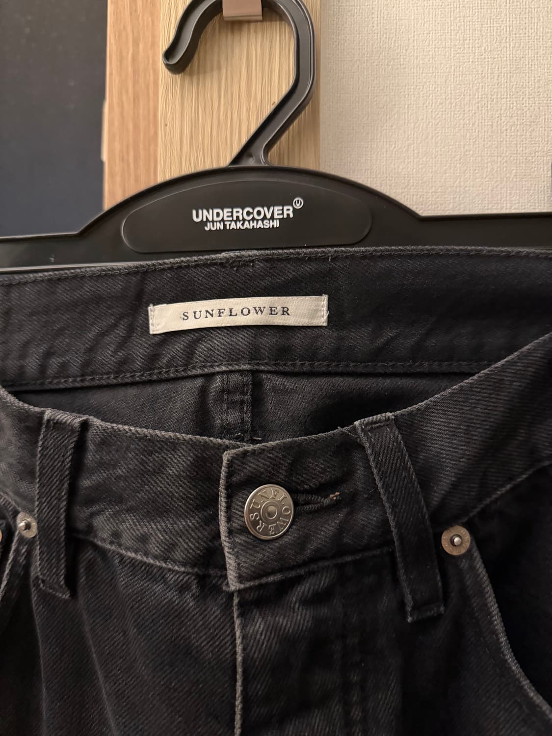 선플라워 sunflower 루즈핏 블랙진 31 상품이미지4