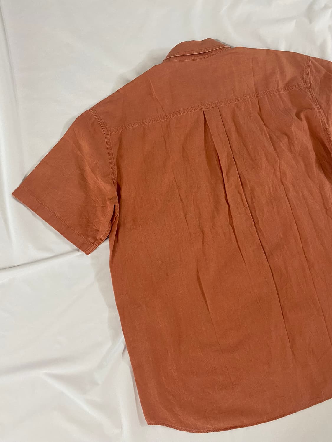 [L] L.L.Bean 엘엘빈 빈티지 워싱 코튼 하프 반팔 셔츠 상품이미지10