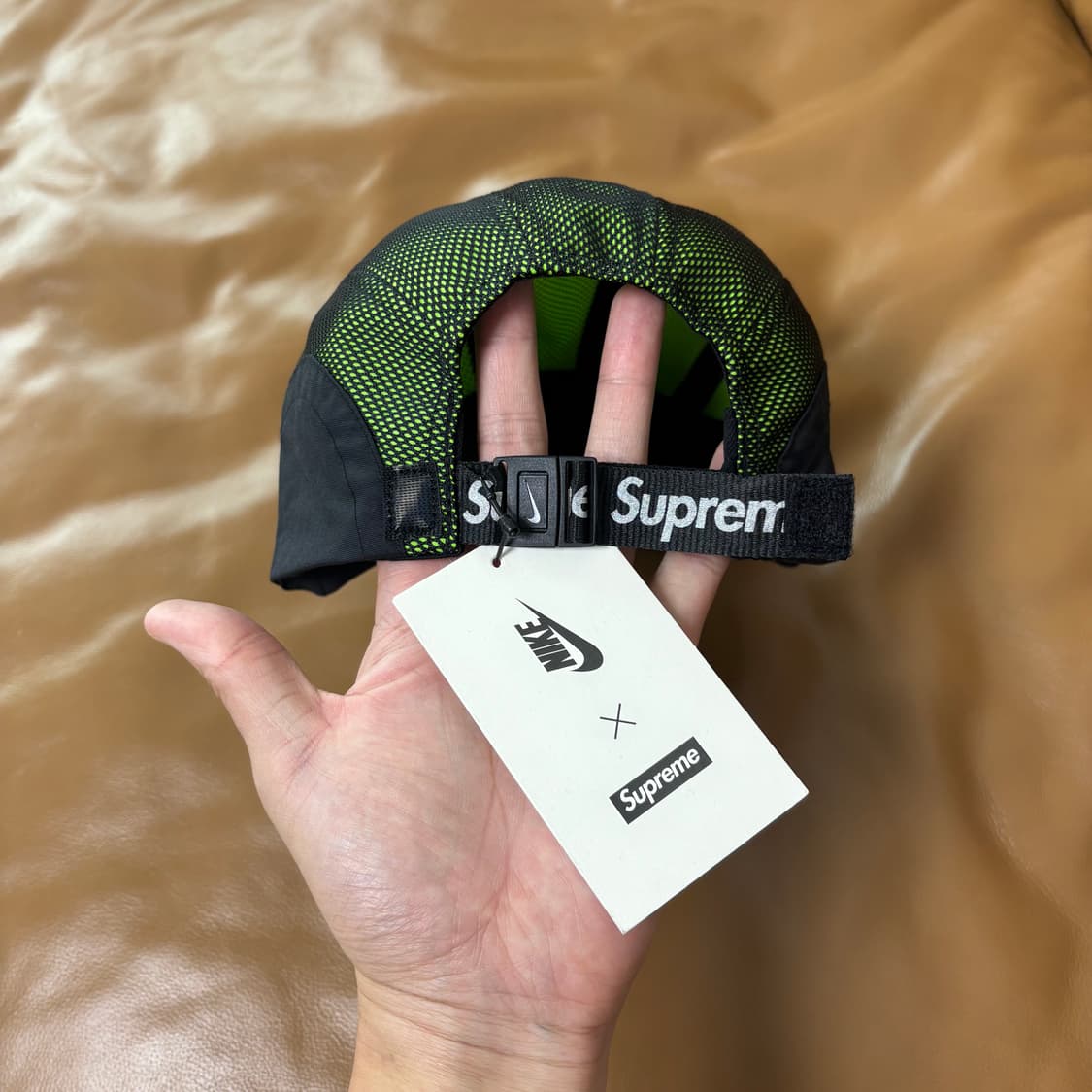 Supreme x Nike 슈프림x나이키 트레일 블랙 러닝 캠프캡 모자 상품이미지8