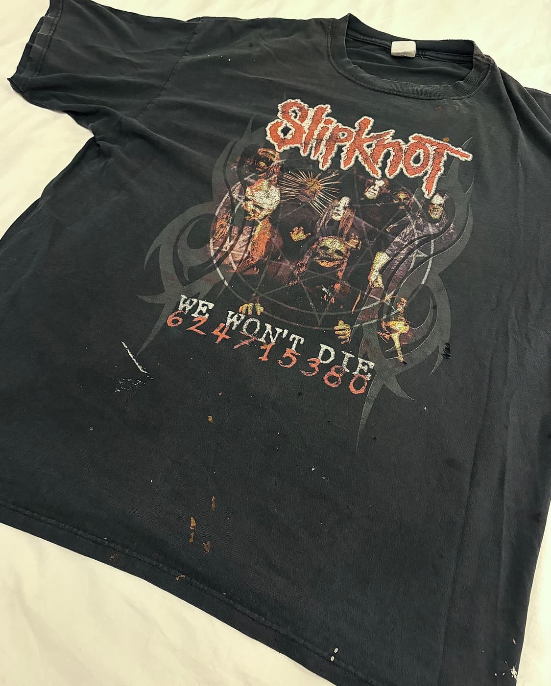 [2XL] 빈티지 00‘s Slipknot 슬립낫 밴드 티셔츠 상품이미지5