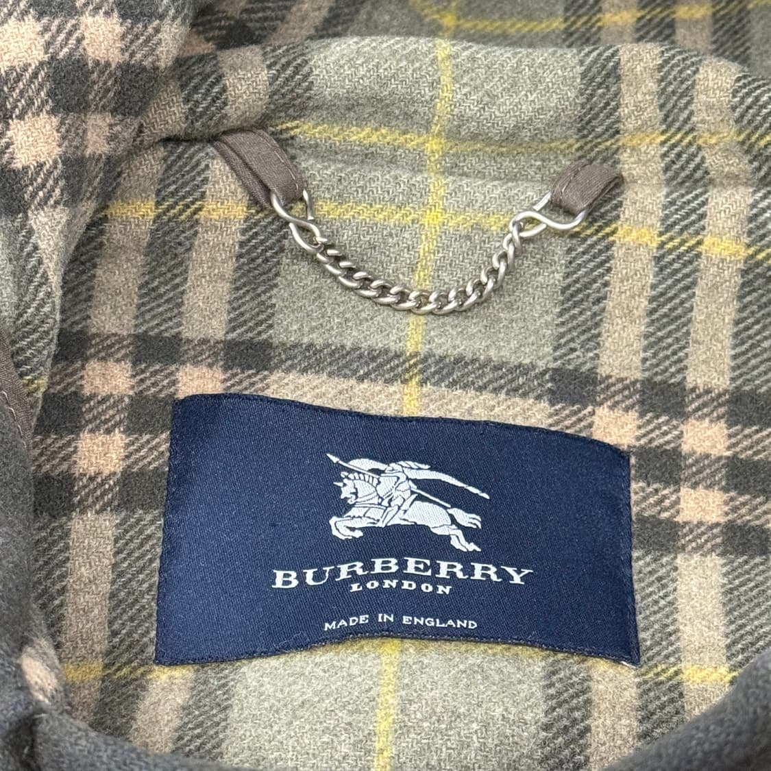 버버리 카키 버버리 더플 떡볶이 코트  상품이미지5