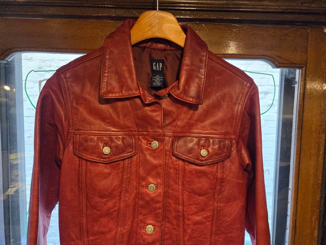 90'S 올드갭 레더자켓 상품이미지8