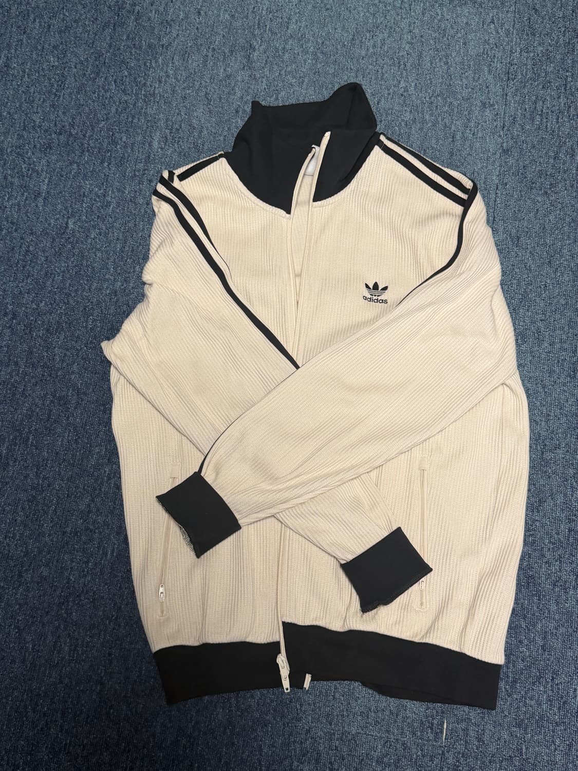 아디다스 와플 트랙탑 XL 아이보리 상품이미지2