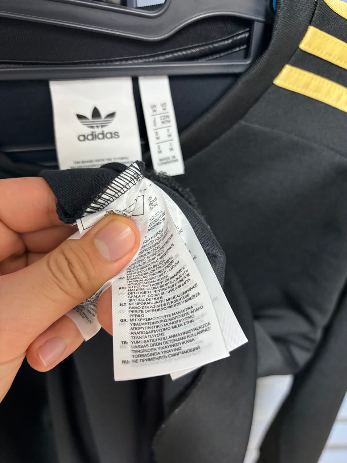 아디다스 블랙 파이어버드 삼선 맨투맨 M 상품이미지5