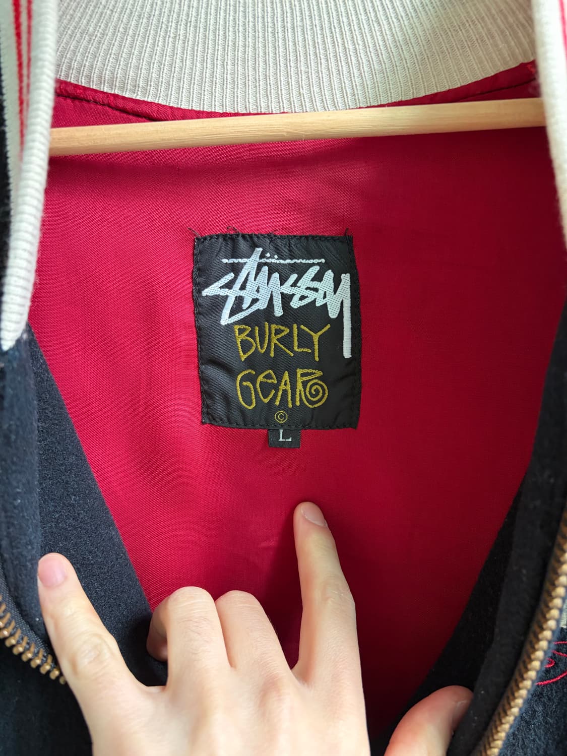 90s stussy surf club varsity 상품이미지3