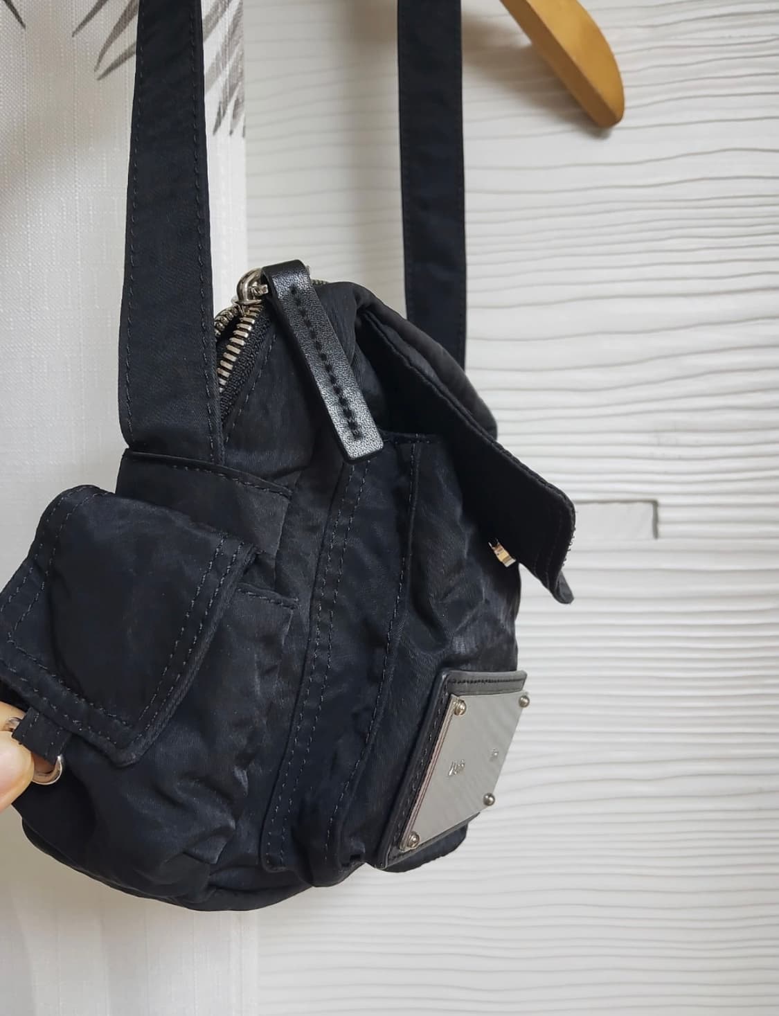 마뗑킴 카고크로스백 검정 상품이미지3