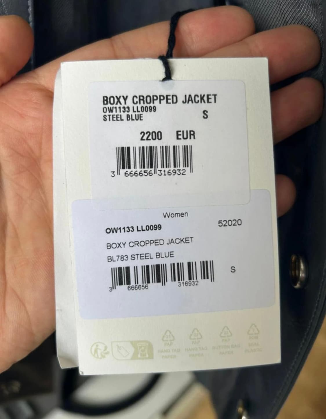 르메르/ 박시 크롭 레더 자켓 상품이미지10