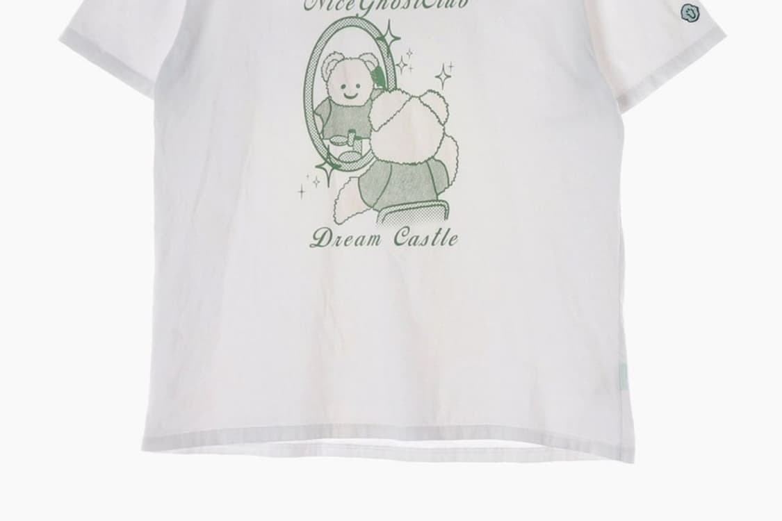 나고클 드림캐슬 베어 화이트 반팔티 M 상품이미지4